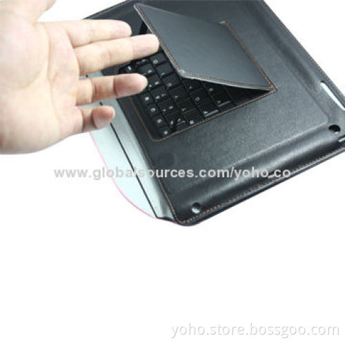 New Keyboard Leather Case Stand for iPad with ABS Material, Lightweight Design